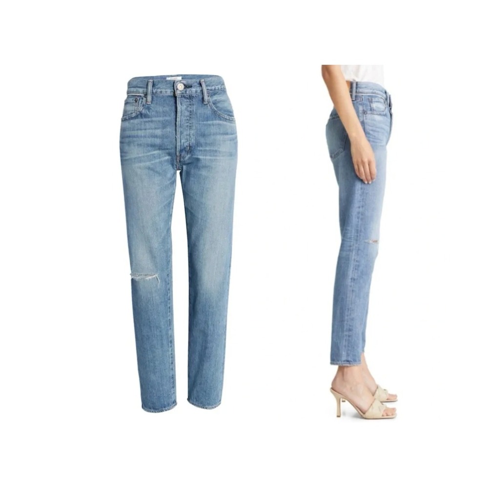 The Moussy Vintage Julian Light Oz Tapered-Hi Jeans